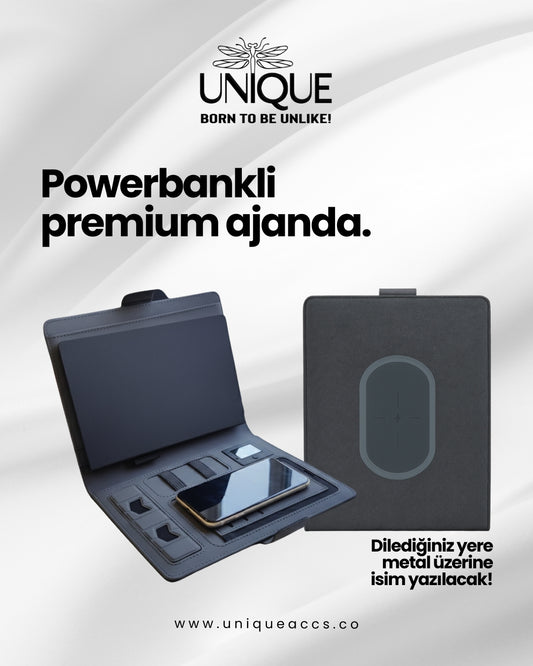 Organizerli Ajanda - Powerbank Özellikli
