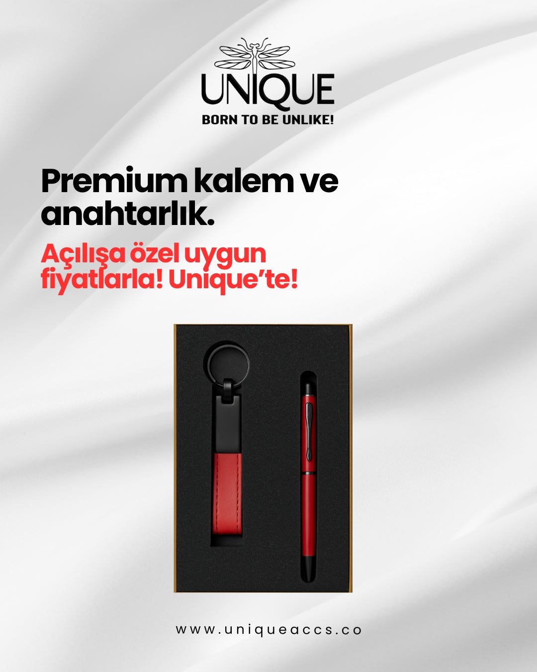 Premium Kalem ve Anahtarlık Hediye Seti