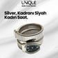 Yılan Desenli Kol Saati Silver